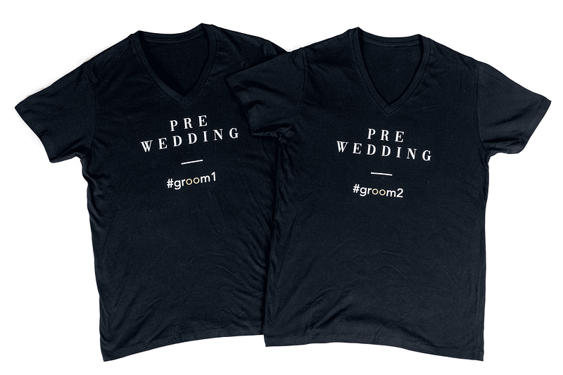 Love Box camisetas dúo "Pre-Wedding"