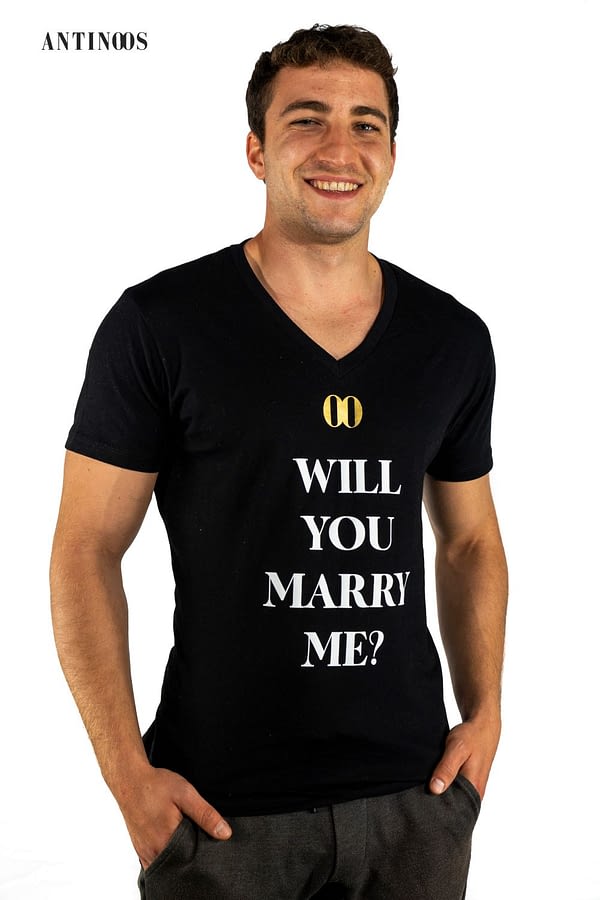 Love Box camisetas pedida de mano "Will you marry me?"